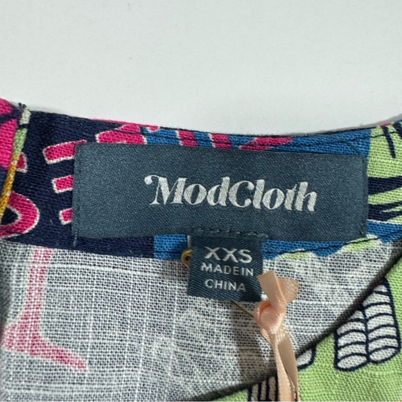 New ModCloth Delightful Demeanor Short Sleeve Blouse - Picture 6 of 8